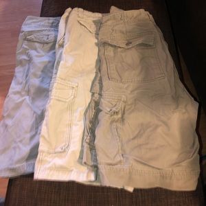 3 Pairs of Men’s Cargo Shorts Size 34